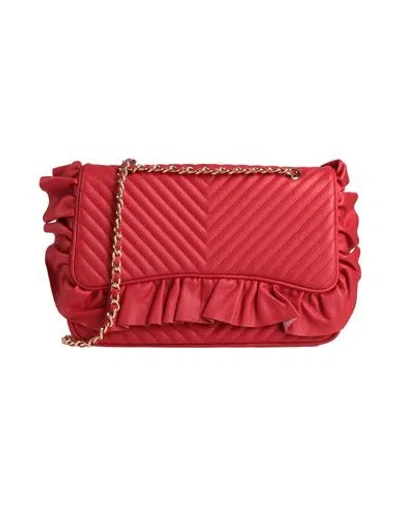 Mia Bag Woman Cross-body Bag Red Size - Soft Leather