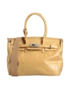 Mia Bag Woman Handbag Sand Size - Polyethylene In Metallic
