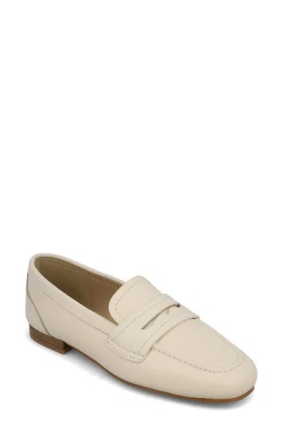Mia Bahar Penny Loafer In White