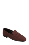 Mia Bahar Penny Loafer In Burgundy