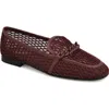 Mia Bailee Mesh Loafer In Animal Print