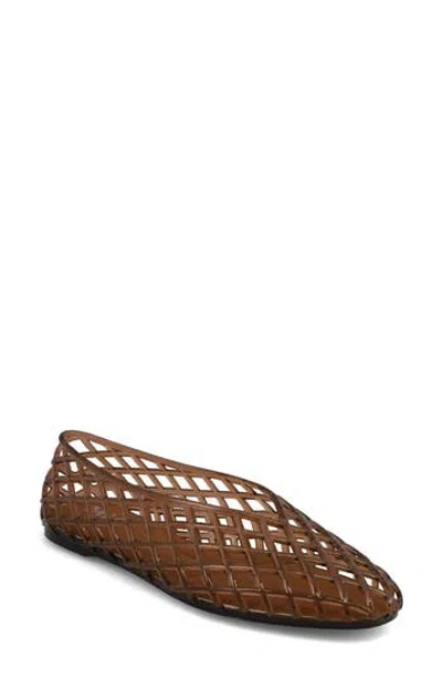 Mia Bali Jelly Flat In Brown