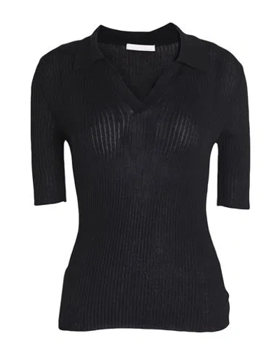 Mia Basic Woman Sweater Black Size M Cotton
