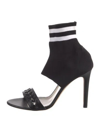 Pre-owned Mia Becar Sandals In Black