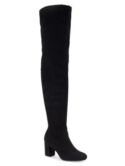 Mia Beleza Gs753169-001 Boots Women's 9 Black Suede Zipper Over-the-knee Zpo3498