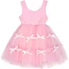 Mia Belle Girls Girls Blooming With Bows Sleeveless Tutu Dress