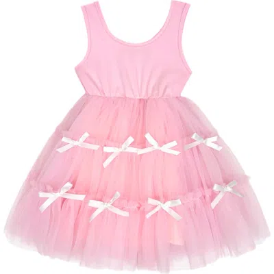 Mia Belle Girls Babies'  Girls Blooming With Bows Sleeveless Tutu Dress