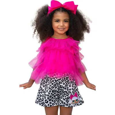 Mia Belle Girls Kids'  Girls L.o.l. Surprise! Diva Shorts Set In Pink