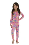 Mia Belle Girls Girls Sweethearts X Mia Belle  Ur Sweet Pink Pajama In Pink