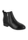 Shop Mia Benicio Side Zip Booties In Black Tumble In Multi