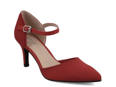 Mia Bivi Pump In Red