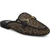 Mia Bouquet Bit Loafer Mule In Animal Print