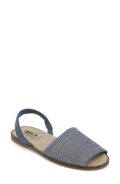 Mia Brazil Slingback Sandal In Blue