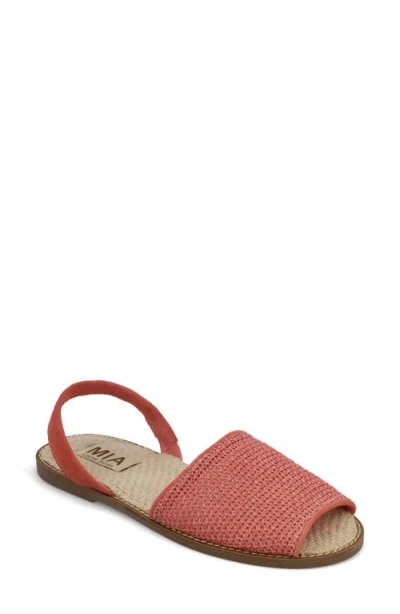 Mia Brazil Slingback Sandal In Pink
