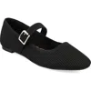 Mia Brita Mary Jane Flat In Black