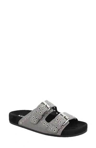 Mia Brooklyn Slide Sandal In Gray