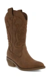 Mia Caela Western Boot In Brown