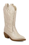 Mia Caela Western Boot In Gold