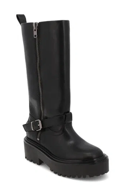 Mia Callahan Knee High Boot In Black