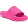 Mia Girl's Little Elexa Textured Platform Slides In Pink