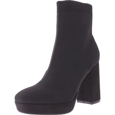 Mia Candra Womens Block Heel Ankle Boots In Multi