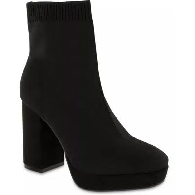 Mia Candra Womens Knit Pull On Ankle Boots