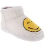 Mia Chill Smiley Genuine Shearling Bootie Slipper