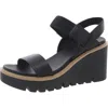 Shop Mia Ciji Womens Pebbled Faux Leather Platform Sandals