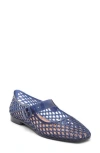 Mia Coco Jelly Flat In Blue