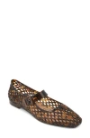 Mia Coco Jelly Flat In Brown