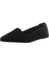 Mia Corrine Womens Slip On Comfort Insole Flat Shoes In Black
