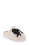 Mia Cozi Slipper In Black Bow