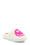 Mia Cozi Slipper In Hot Pink Happy Face