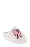 Mia Cozi Slipper In Pink Bow