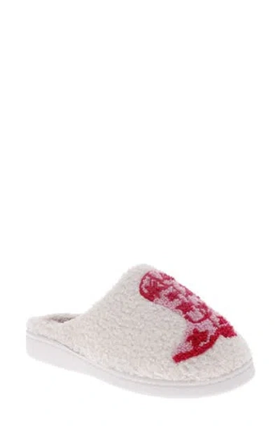 Mia Cozi Slipper In Pink Cowboy