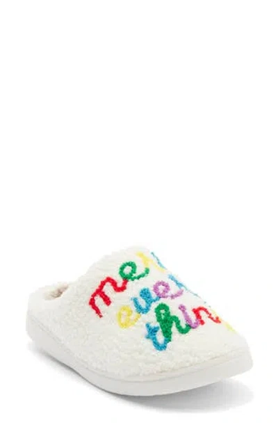 Mia Cozi Slipper In White