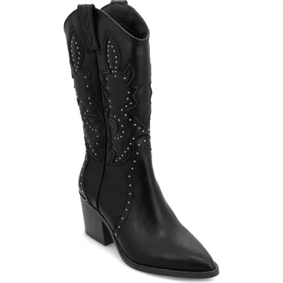 Mia Cyprus Western Boot In Black