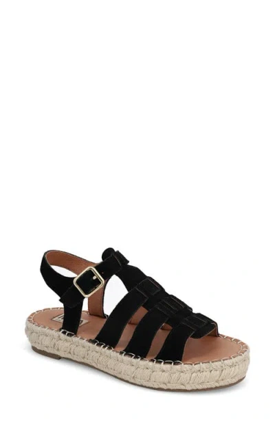 Mia Danette Platform Gladiator Sandal In Black