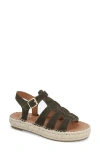 Mia Danette Platform Gladiator Sandal In Khaki