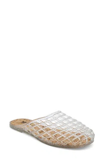 Mia Darby Jelly Mule In Silver