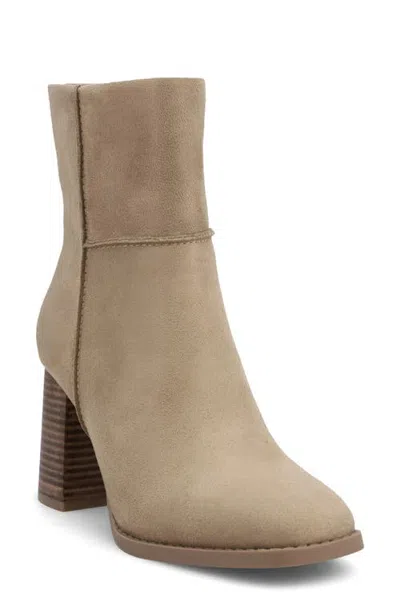 Mia Darian Faux Leather Bootie In Brown