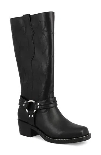 Mia Diego Harness Boot In Black