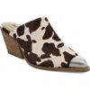 Mia Dixie Cap Toe Mule In Multi