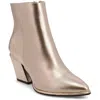 Mia Domina Womens Crackle Manmade Ankle Boots In Multi