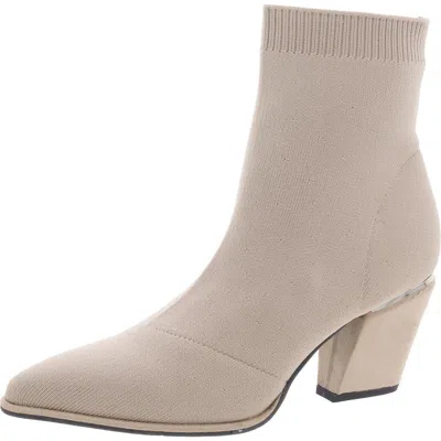 Mia Draxton Womens Stretch Slip On Booties In Multi