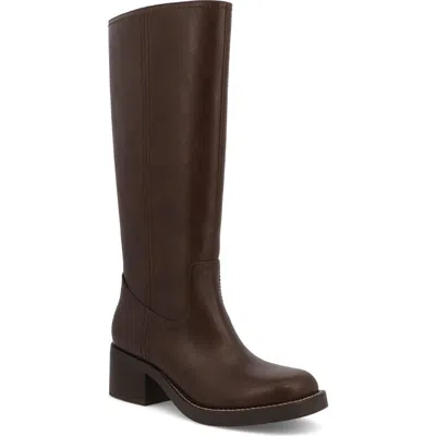 Mia Elias Knee High Boot In Brown