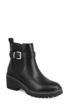 Mia Elis Block Heel Boot In Black