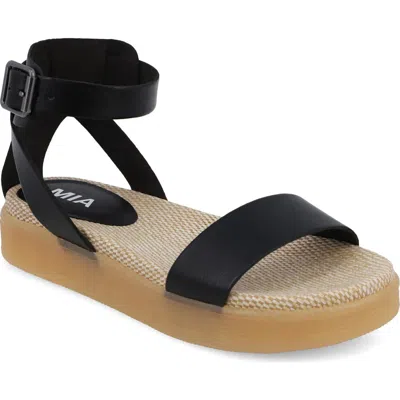 Mia Ellen Platform Sandal In Black