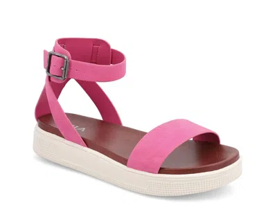 Mia Ellen Platform Sandal In Pink