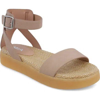 Mia Ellen Platform Sandal In Pink